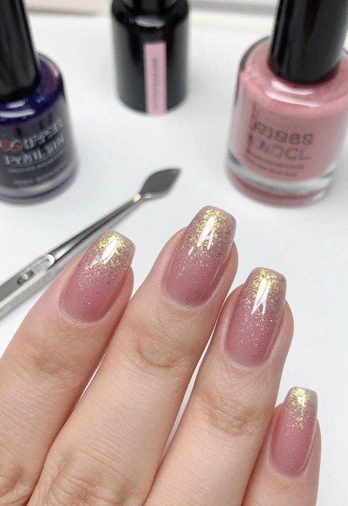 15 Stunning Almond Nail Shape Ideas You Won't Believe Are So Easy! - 3. Glitter Ombre 1