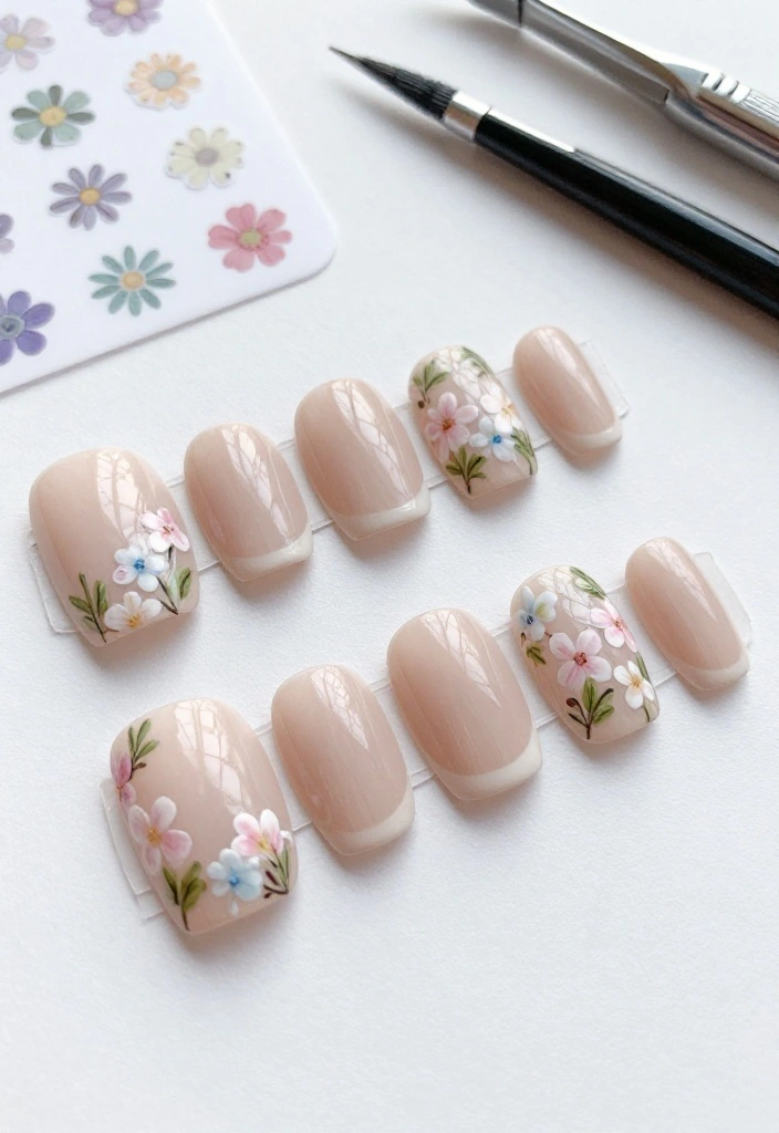 15 Stunning Almond Nail Shape Ideas You Won't Believe Are So Easy! - 4. Floral Accents 1