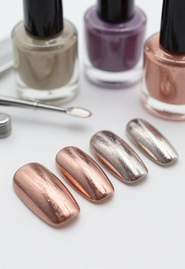15 Stunning Almond Nail Shape Ideas You Won't Believe Are So Easy! - 6. Metallic Accents 1