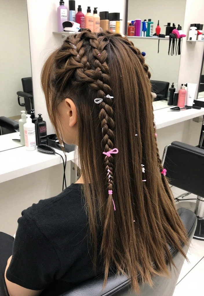 15 Stunning Wolf Cut Hairstyles That'll Make You Want to Book a Salon Appointment Right Now! - 10. Wolf Cut with Braids 1
