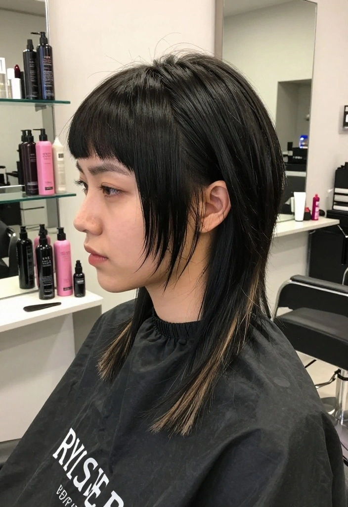 15 Stunning Wolf Cut Hairstyles That'll Make You Want to Book a Salon Appointment Right Now! - 4. The Bold Mullet Variation 1