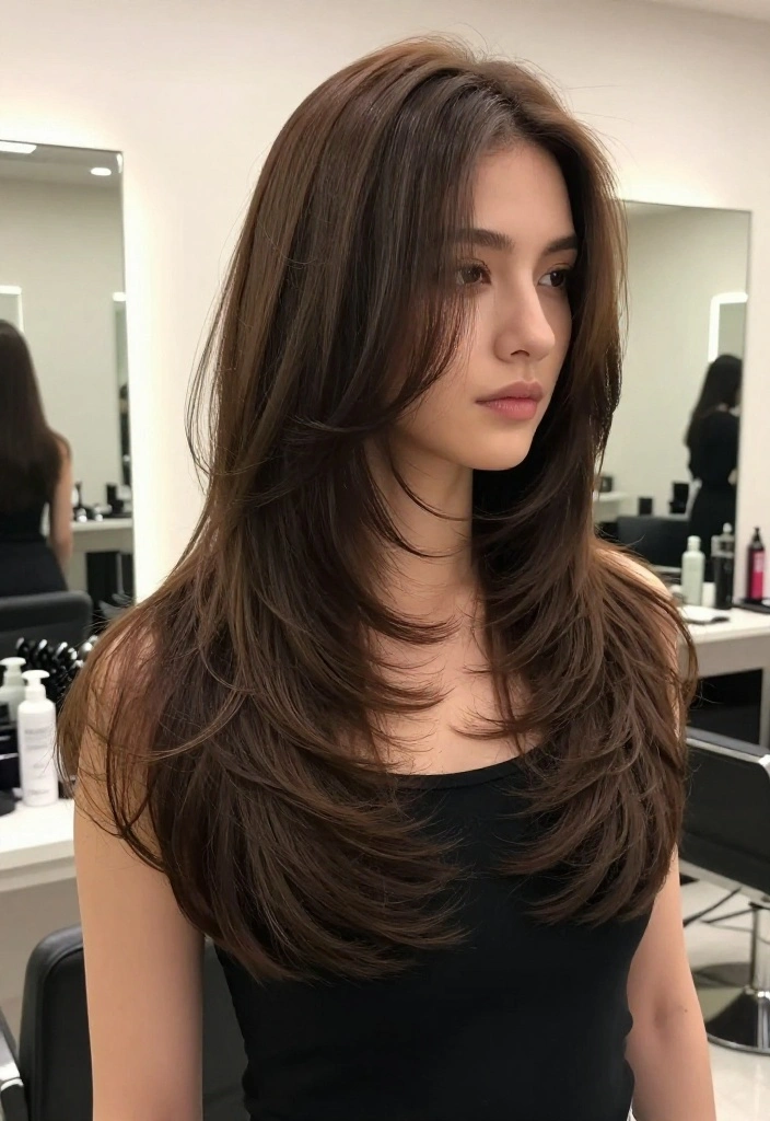 15 Stunning Wolf Cut Hairstyles That'll Make You Want to Book a Salon Appointment Right Now! - 6. Long and Luscious Layers 1