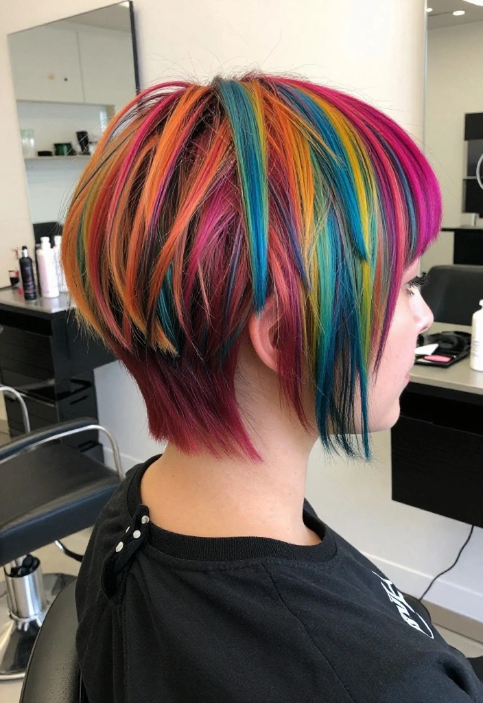 15 Stunning Wolf Cut Hairstyles That'll Make You Want to Book a Salon Appointment Right Now! - 8. Colorful Wolf Cut Styles 1