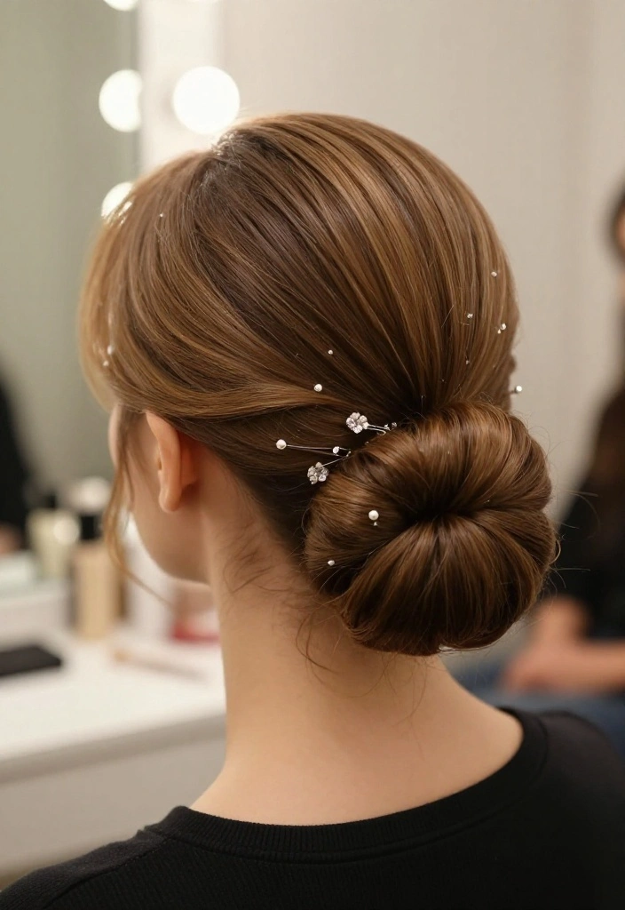 16 Celebrity Bun Hairstyles You Need to Try for Your Next Event (Glam Alert!) - 1. The Classic High Bun 1