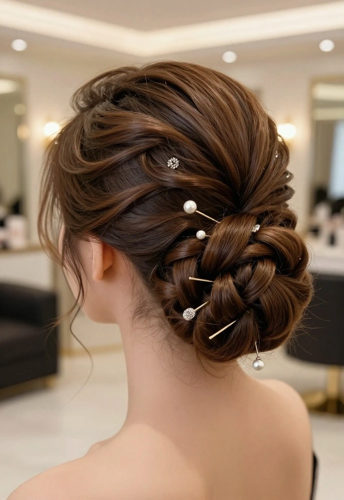 16 Celebrity Bun Hairstyles You Need to Try for Your Next Event (Glam Alert!) - 16. The Elegant Spiral Bun 1