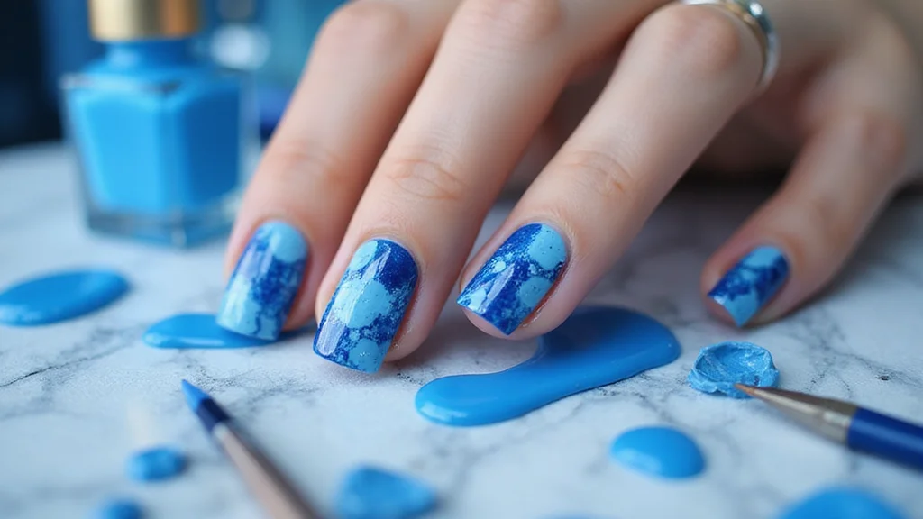 17 Jaw-Dropping Blue Marble Nail Inspirations Guaranteed to Turn Heads!