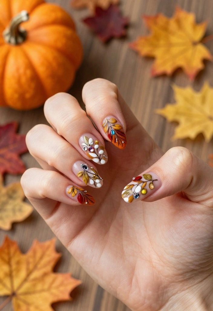 20 Stunning Fall Nail Art Designs That Will Make Your Friends Jealous (You Won't Believe #12!) - 12. You Won't Believe This One! 1