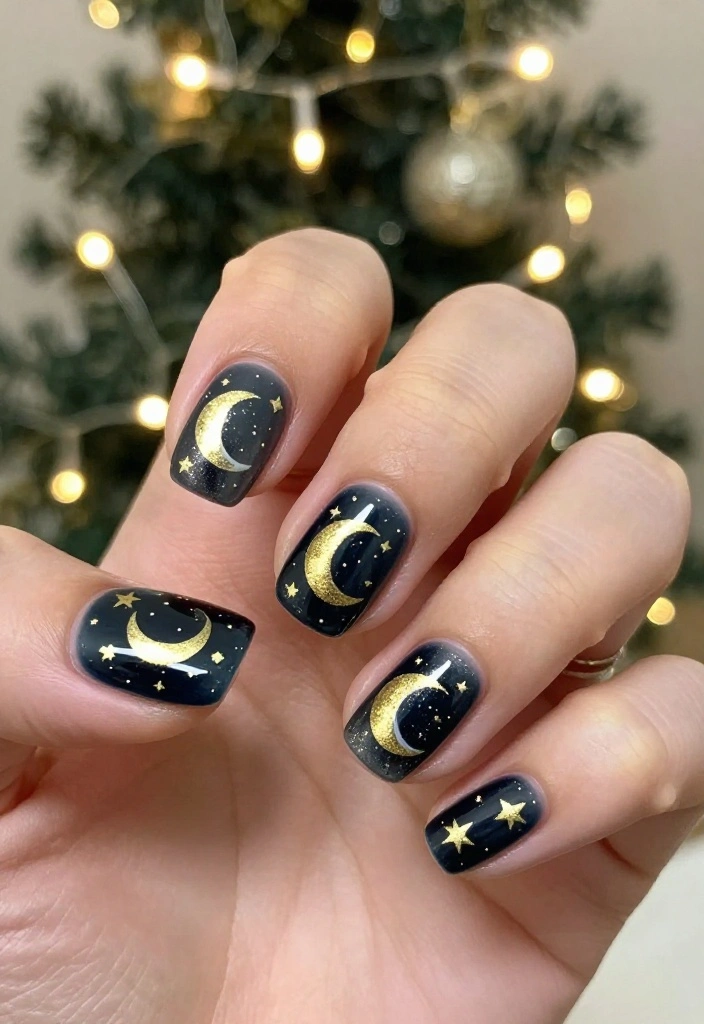 20 Stunning Fall Nail Art Designs That Will Make Your Friends Jealous (You Won't Believe #12!) - 9. Harvest Moon 1