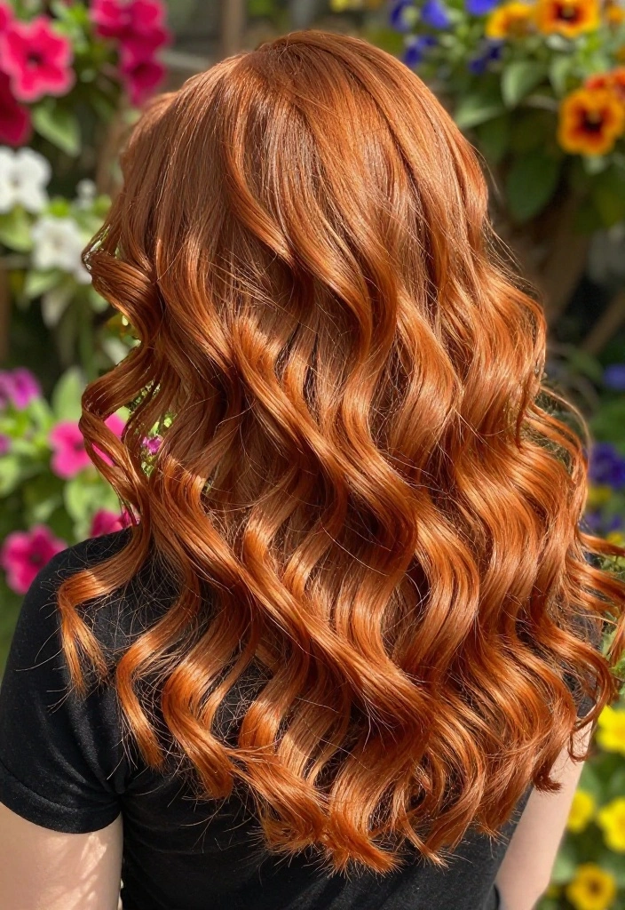20 Vibrant Hair Tint Ideas That Will Transform Your Look Instantly! - 16. Fiery Copper 1