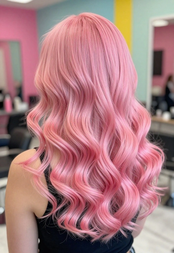 20 Vibrant Hair Tint Ideas That Will Transform Your Look Instantly! - 18. Bubblegum Pink 1