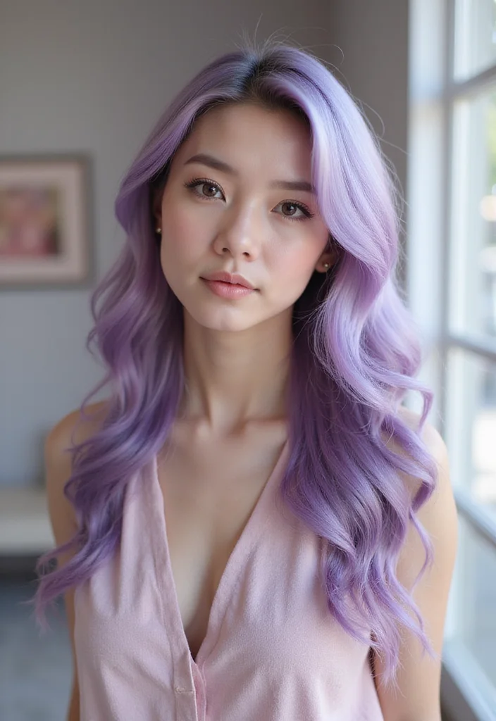 20 Vibrant Hair Tint Ideas That Will Transform Your Look Instantly! - 3. Lively Lavender 1