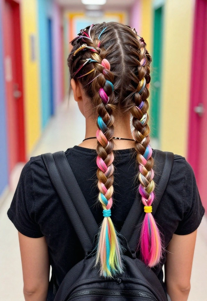 Get Ready for Class with These 14 Fashionable Back to School Braids (Perfect for Instagram!) - 3. The Dutch Braid 1