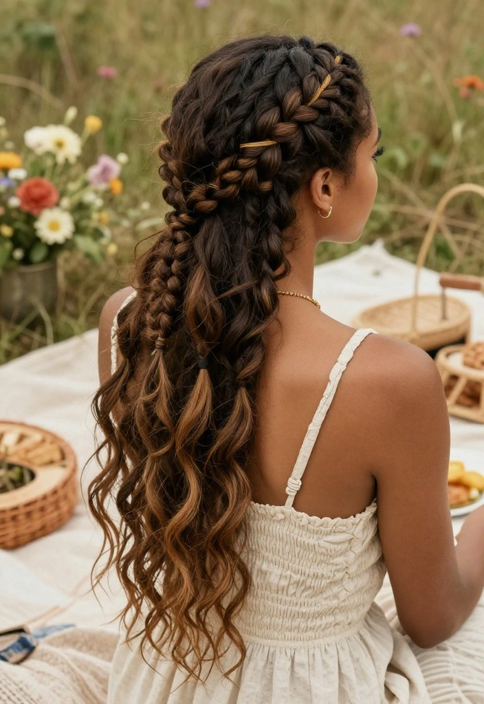 12 Stunning Boho Braids Hairstyles That Will Turn Heads Everywhere (You Won't Believe #5!) - 4. Half-Up Boho Braid 1