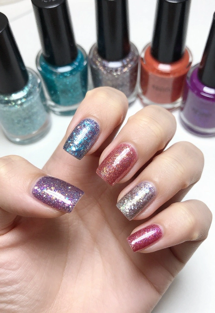 15 Must-Try August Nail Trends for 2026 (You Won't Believe #9!) - 4. Glitter Bomb 1