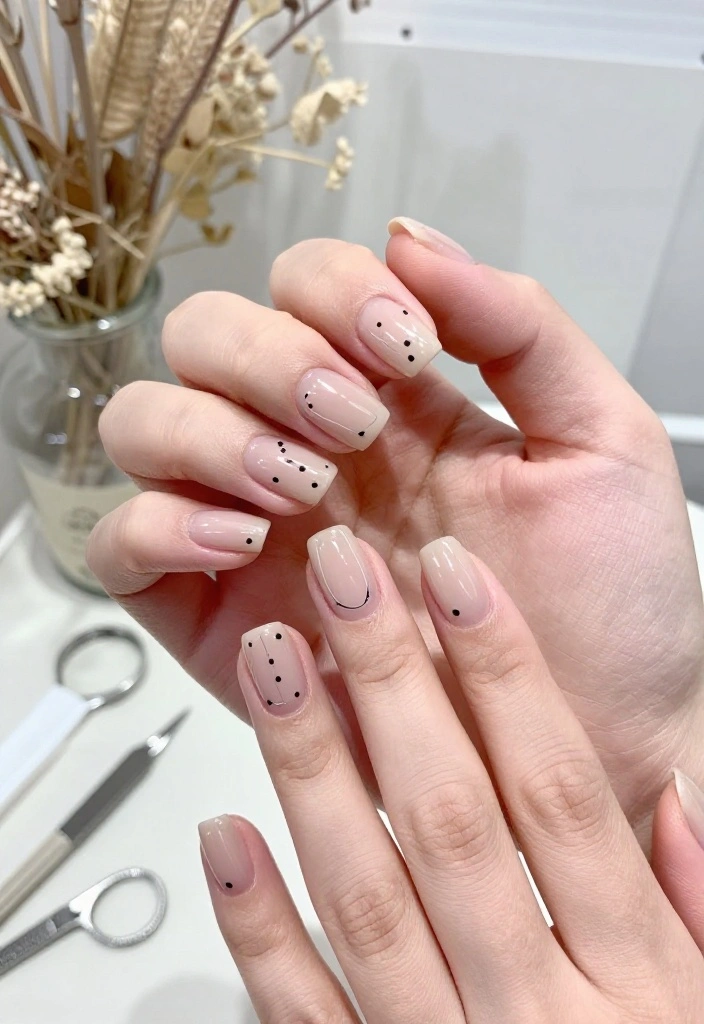 15 Stunning August Nails Ideas for 2026 That'll Make You Book Your Next Mani Right Now! - 12. Minimalist Lines 1