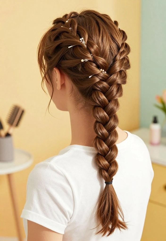 15 Stylish Back to School Hairstyles You Can Master with Simple Tutorials! - 12. Side Dutch Braid 1