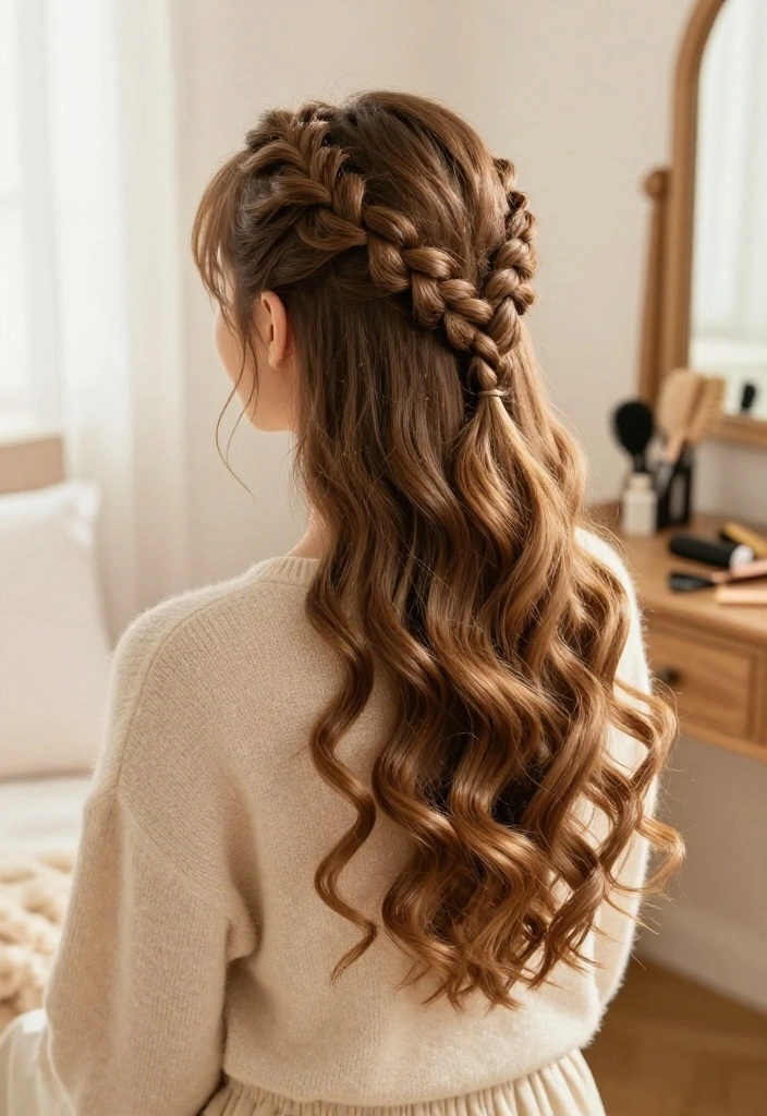 15 Stylish Back to School Hairstyles You Can Master with Simple Tutorials! - 3. Braided Crown 1