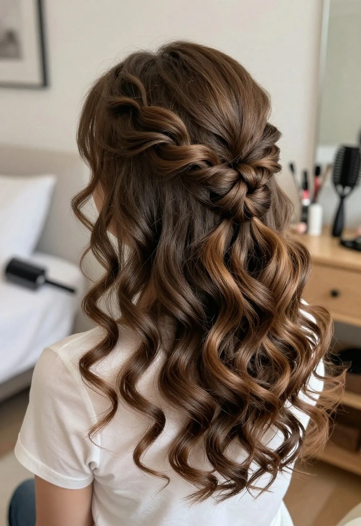 15 Stylish Back to School Hairstyles You Can Master with Simple Tutorials! - 9. Twisted Halo 1